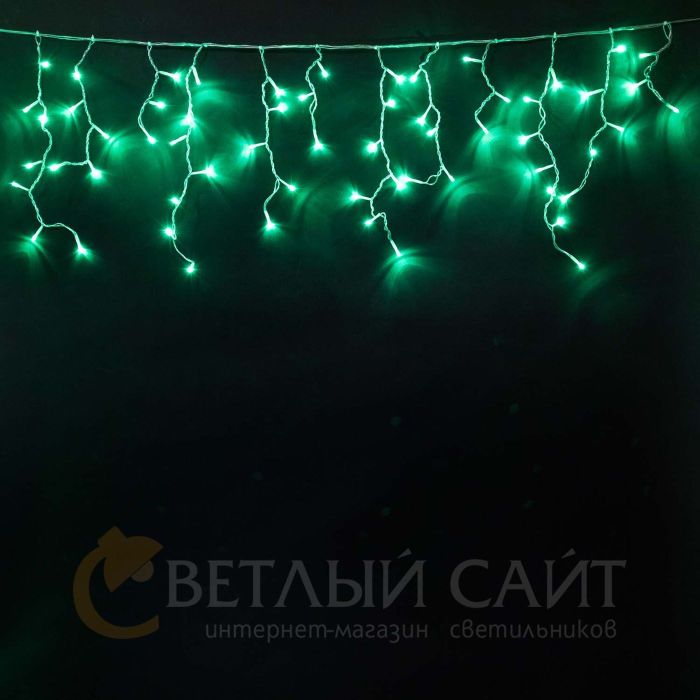 Thread Garland 10m Raspberry 220V, 100 LED, Black Rubber Wire, IP65 04-044_BL