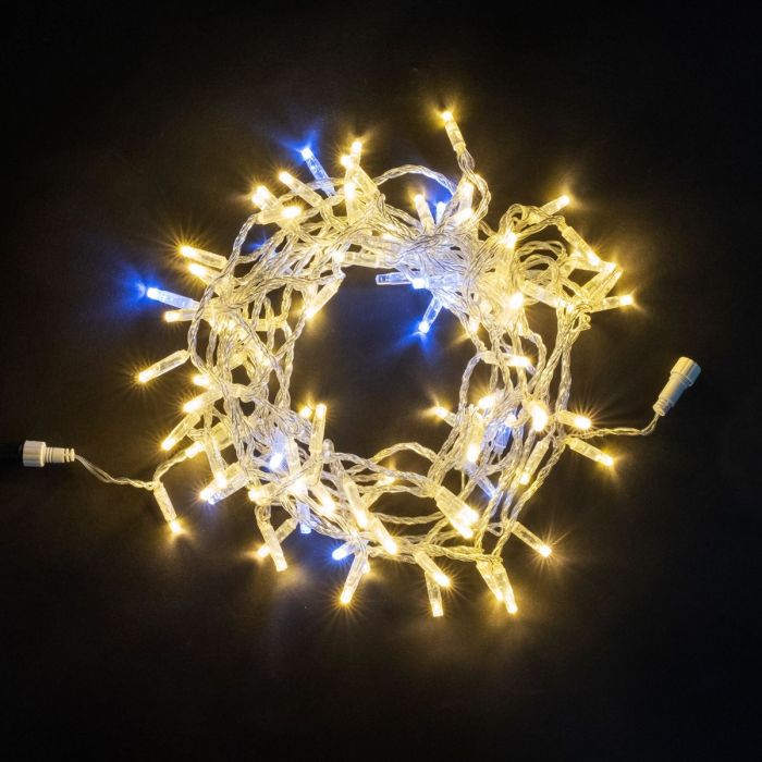 LTC Garland Thread with Cap 10m Champagne with White LED Twinkle, 100 LED 05-253_BL